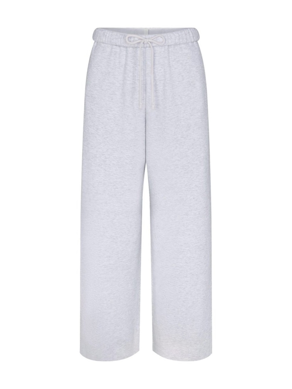 NWT SKIMS Cotton Fleece Classic Straight Leg Pant Light Heather Grey XSMALL - Picture 2 of 10